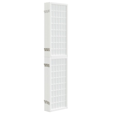 Divisorio Pieghevole 6 Pannelli Stile Giapponese 240x170 Bianco