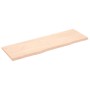 Piano per Tavolo 160x50x(2-4)cm in Rovere Massello Non Trattato