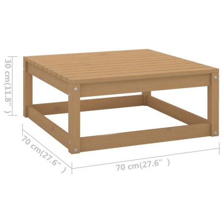 Set Salotto Giardino 9 pz Cuscini Antracite Legno Massello Pino