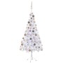 Albero di Natale Preilluminato con Palline 180 cm 620 Rami