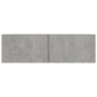 Mobili TV 4 pz Grigio Cemento 100x30x30 cm in Legno Multistrato