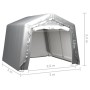 Tenda Capannone 300x300 cm Grigio Acciaio