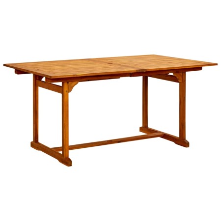 Set Mobili da Pranzo per Giardino 7 pz Legno Massello di Acacia