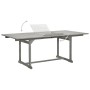 Set da Pranzo per Giardino 7 pz in Legno Massello di Acacia