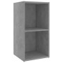 Mobili TV 2 pz Grigio Cemento 72x35x36,5cm in Legno Multistrato