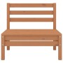 Set Divani da Giardino 6 pz Miele in Legno Massello di Pino