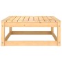 Set Salotto Giardino 7 pz Cuscini Antracite Legno Massello Pino