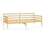 Divano Letto con Cassetti 90x200 cm Legno Massello di Pino