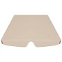 Baldacchino per Dondolo Giardino Beige 188/168x145/110 cm