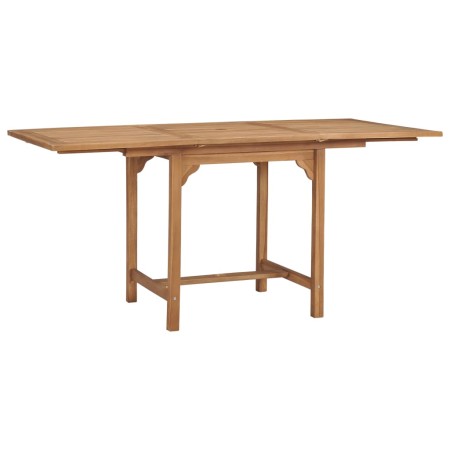 Tavolo da Giardino Estensibile (110-160)x80x75 cm Massello Teak