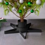 Base per Albero di Natale Nera 47x47x13,5 cm