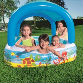 Bestway Piscina per Bambini con Tettoia 140x140x114 cm 52192