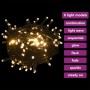 Set Natale con 61 Palline Punta e 150 Luci LED Oro Rosa