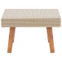 Tavolino da Giardino in Polyrattan Beige