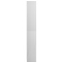 Mobile da Bagno Bianco Lucido 30x30x183,5 cm Legno Multistrato