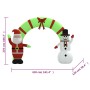 Ingresso ad Arco Gonfiabile con LED 270 cm