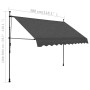 Tenda da Sole Retrattile Manuale con LED 300 cm Antracite