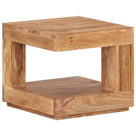 Tavolo da Salotto 45x45x40 cm in Legno Massello di Acacia