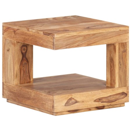 Tavolo da Salotto 45x45x40 cm in Legno Massello di Acacia