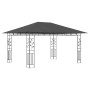 Gazebo con Zanzariera 4x3x2,73 m Antracite 180 g/m²