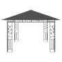 Gazebo con Zanzariera 4x3x2,73 m Antracite 180 g/m²