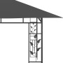 Gazebo con Zanzariera 4x3x2,73 m Antracite 180 g/m²