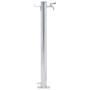 Colonna d'Acqua da Giardino 60 cm Acciaio Inox Rotonda