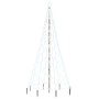 Albero di Natale con Palo in Metallo 500 LED Bianco Freddo 3 m