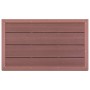 Pedana per Doccia Solare Marrone 101x63x5,5 cm in WPC