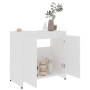 Mobile da Bagno Bianco 60x33x61 cm in Legno Multistrato