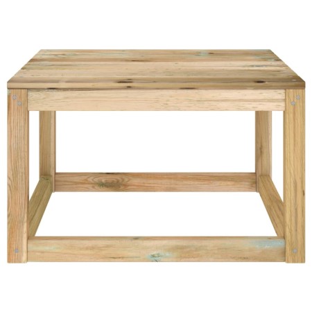 Tavoli Giardino Pallet 2pz 60x60x36,5cm Legno Pino Impregnato