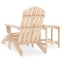 Sedia Adirondack con Poggiapiedi e Tavolo Massello di Abete