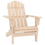 Sedia Adirondack con Poggiapiedi e Tavolo Massello di Abete