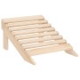Sedia Adirondack con Poggiapiedi e Tavolo Massello di Abete