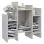 Credenza Grigio Cemento 60x26x60 cm in Legno Multistrato