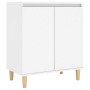 Credenza Bianca 103,5x35x70 cm in Legno Multistrato