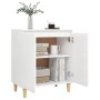 Credenza Bianca 103,5x35x70 cm in Legno Multistrato