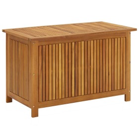 Contenitore da Giardino 90x50x58 cm in Legno Massello di Acacia