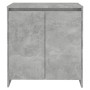 Credenza Grigio Cemento 70x41x75 cm in Legno Multistrato