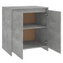 Credenza Grigio Cemento 70x41x75 cm in Legno Multistrato