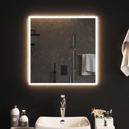 Specchio da Bagno con Luci LED 60x60 cm