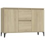 Credenza Rovere Sonoma 104x35x70 cm in Legno Multistrato