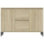 Credenza Rovere Sonoma 104x35x70 cm in Legno Multistrato