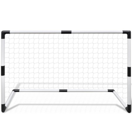 Set Mini Porte da Calcio 2 pz per Bambini 91,5 x 48 x 61 cm