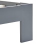 Giroletto Grigio in Legno Massello di Pino 90x200 cm
