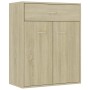 Credenza Rovere Sonoma 60x30x75 cm in Legno Multistrato