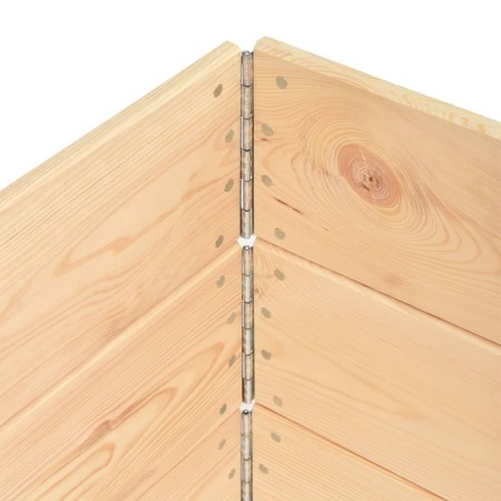 Collari per Pallet 3 pz 100x100 cm in Legno Massello di Pino