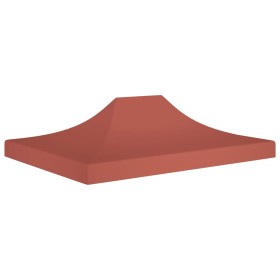 Tetto per Tendone per Feste 4x3 m Terracotta 270 g/m²