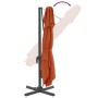 Ombrellone a Sbalzo Doppio Piano Terracotta 400x300 cm
