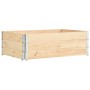 Collari per Pallet 3 pz 50x150 cm in Legno Massello di Pino